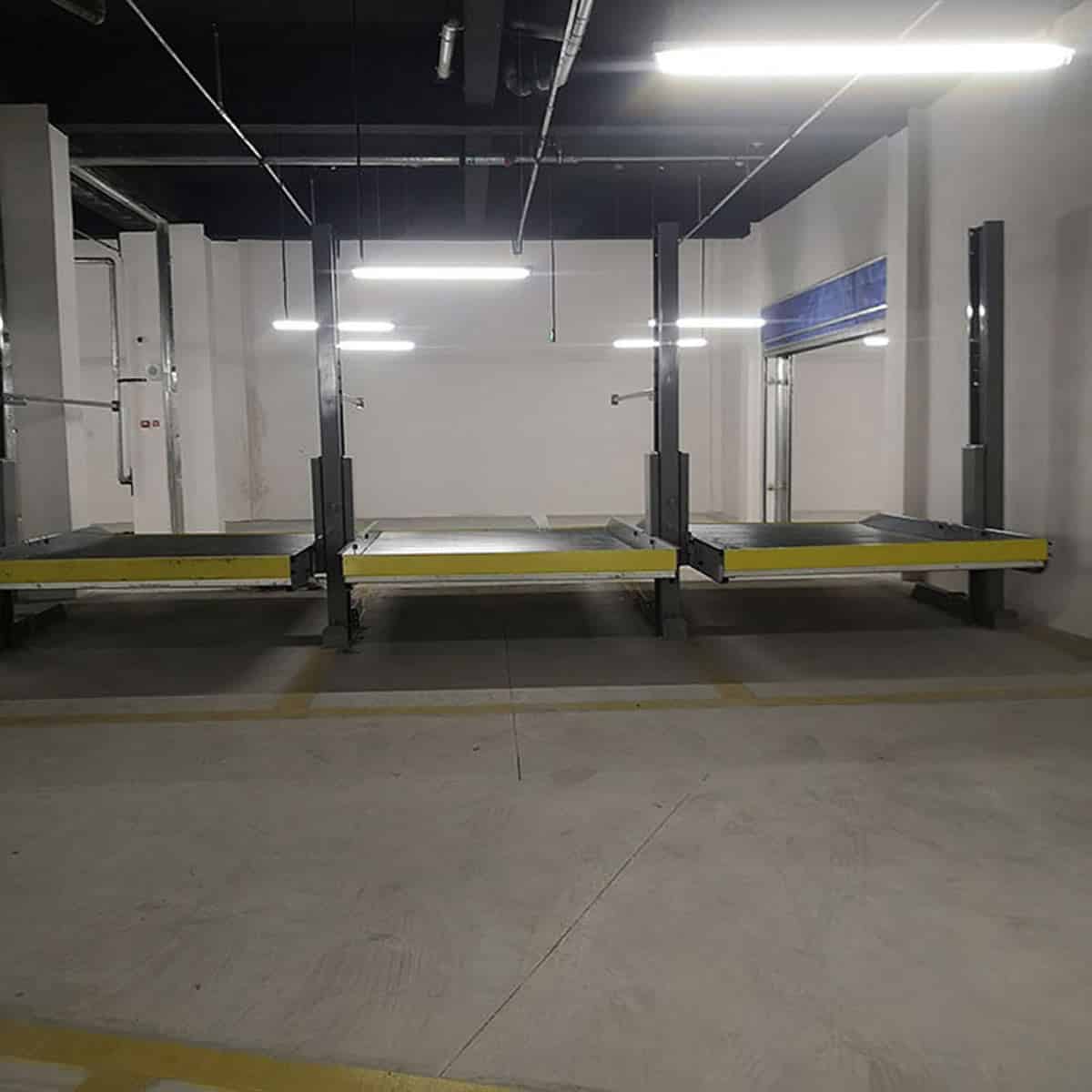 四柱式機械停車場安裝